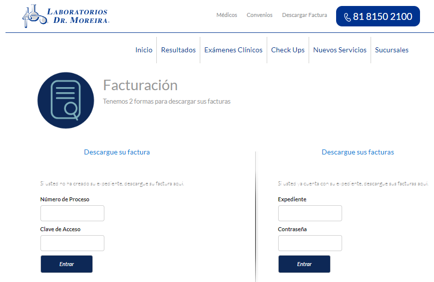 Laboratorios Moreira Analisis y Estudios Precios 2024